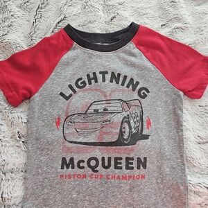 Jumping Beans Red and Gray Lightning McQueen T-Shirt